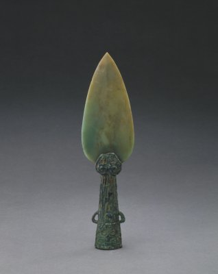 Jade bladed spear