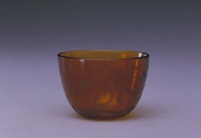 Glass flower mill floral cup